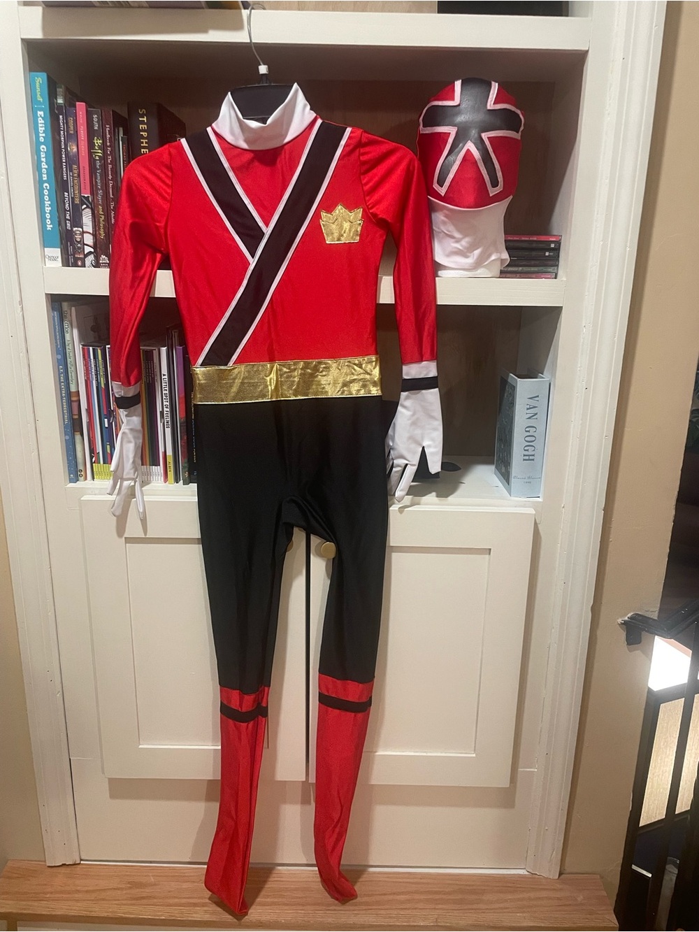 NWOT Kids Power Ranger Samurai Cosplay Costume with mask